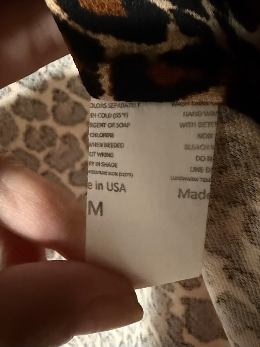 Hybrid & company Leopard Print Draped Open Front Jacket - Brown & Black - Picture 3 of 5